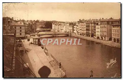 Ansichtskarte AK Bayonne Les Quais de la Nive