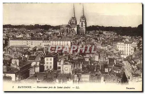 Cartes postales Bayonne Panorama Pris de Saint Andre