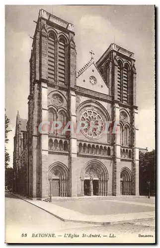 Ansichtskarte AK Bayonne L Eglise St Andre