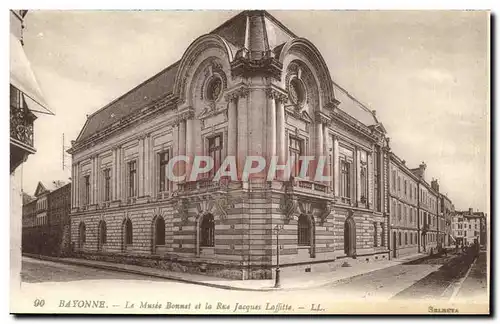 Cartes postales Bayonne Le Musee Bonnet Et la Rue Jacques Laffitte