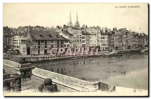 Ansichtskarte AK Bayonne Quai Des Basques Et le Pont Du Genie