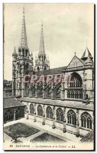 Cartes postales Bayonne La Cathedrale Et Le Cloitre