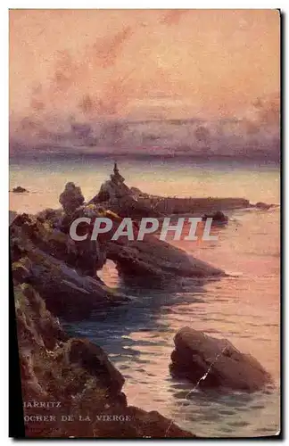 Cartes postales Biarritz Rocher De la Vierge