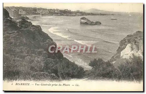 Cartes postales Biarritz Vue Generale Prise du Phare