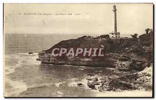 Cartes postales Biarritz Le Phare