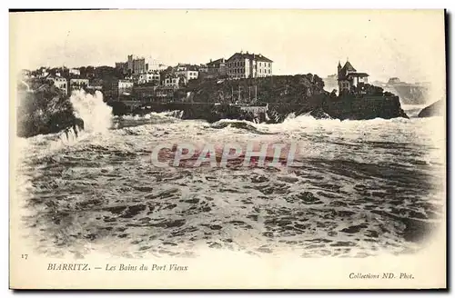 Cartes postales Biarritz Les Bains Du Port Vieux