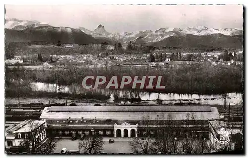 Moderne Karte Pau La Gare Le Gave Les Pyrenees