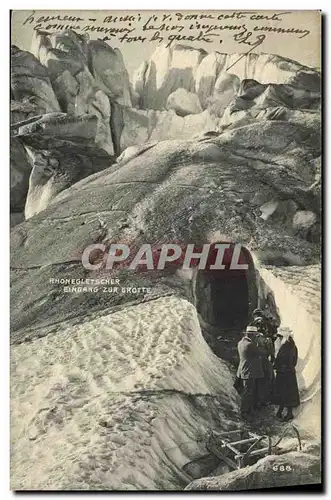 Cartes postales rhonegletscher Eingang zur grotte