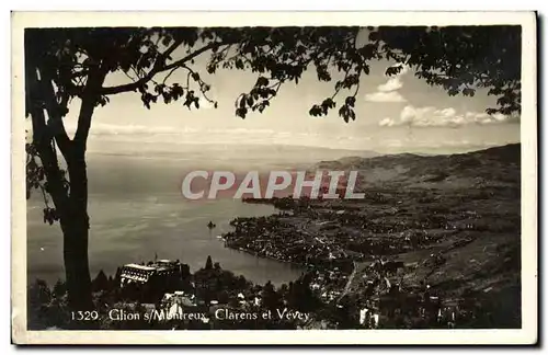 Cartes postales Glion S Montreux Clarens Et Vevey