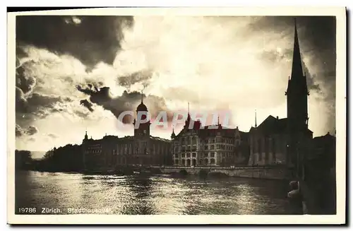 Cartes postales Zurich Stadthausquare