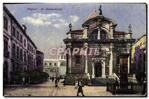 Cartes postales Ragusa St Blasiuskiche Croatie