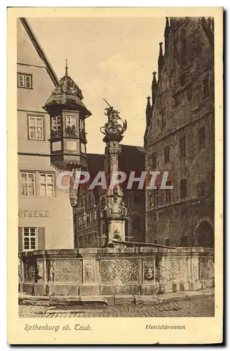 Cartes postales Rothenburg ob Laub