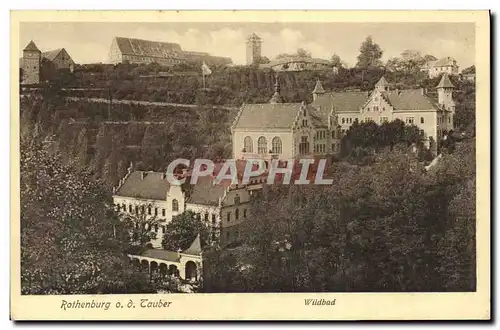 Cartes postales Rothenburg Tauber Wildbad