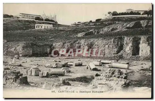 Cartes postales Carthage Basilique Romaine