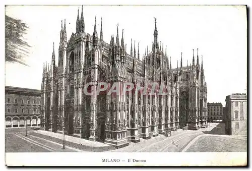 Cartes postales Milano Il Duomo