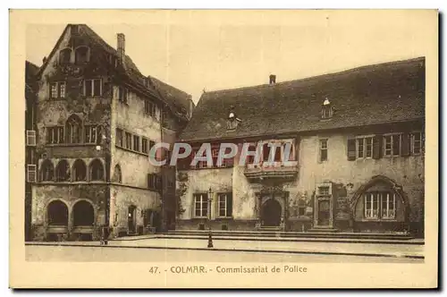 Cartes postales Colmar Commissariat de Pollce