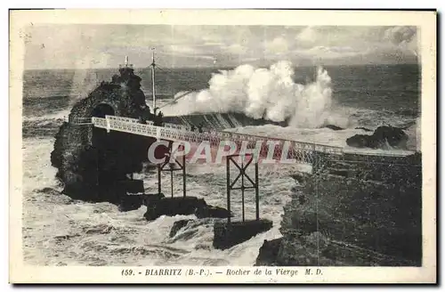 Cartes postales Biarritz Rocher de la Vierge