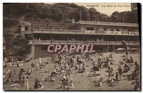 Cartes postales Biarritz Le Bains au Port Vieux