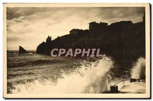 Ansichtskarte AK Biarritz Effet de Vague