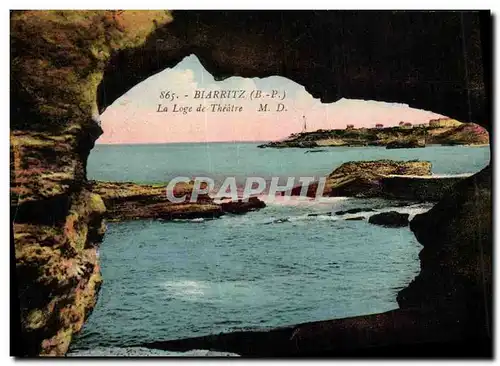 Cartes postales Biarritz La Loge de Theatre