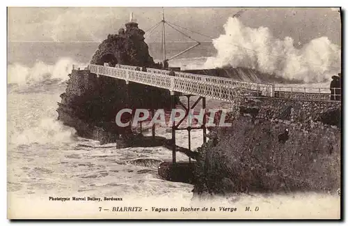 Cartes postales Biarritz Vagus au Rocher de la Vierge