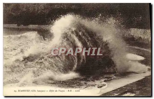 Cartes postales Biarritz Effet de Vague