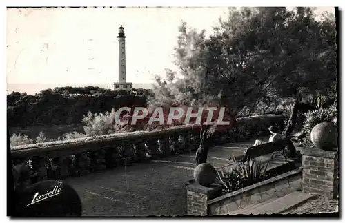 Ansichtskarte AK Biarritz Le phare et ses Terrasses