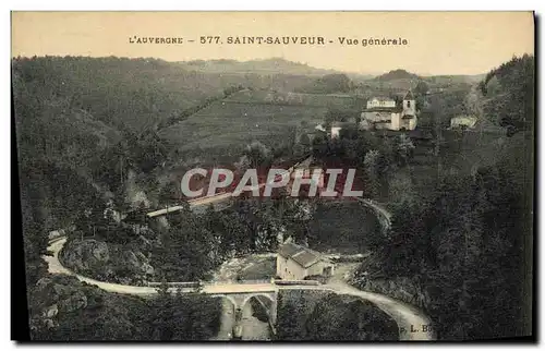 Ansichtskarte AK L Auvergne Saint Sauveur Vue Generale