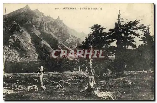 Cartes postales Auvergne Le Pic de Sancy