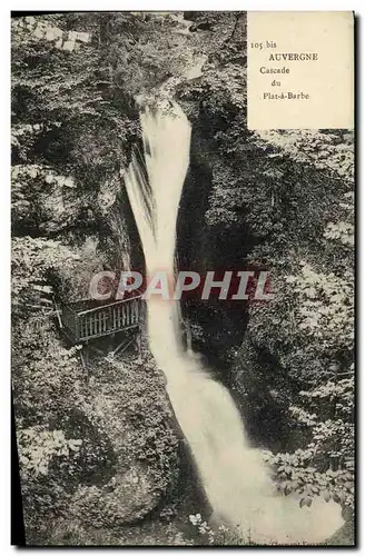 Ansichtskarte AK Auvergne Cascade du Plat a Barbe