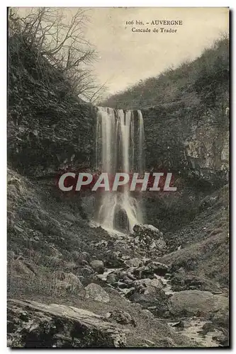 Cartes postales Auvergne Cascade de Trador