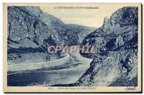 Cartes postales Entree Des Gorges de Chouvigny