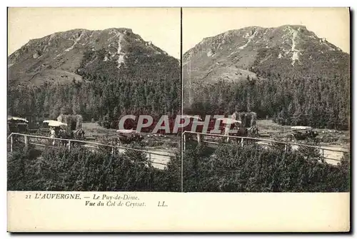 Cartes postales Auvergne Le Puy de Dome Vue du Col de Ceyssat