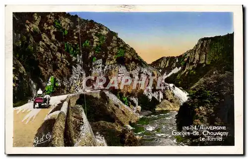 Ansichtskarte AK Auvergne Gorges de Chouvigny Le Tunnel