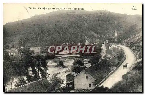 Ansichtskarte AK La Vallee de la Sioule Les Deux Ponts