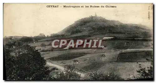 Cartes postales Ceyrat Montrognon et Les Ruines Du Chateau