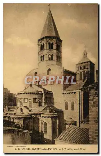 Cartes postales Notre Dame Du Port L Abside Cote Nord