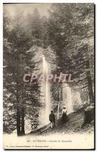 Ansichtskarte AK Auvergne Cascade Du Queureilh