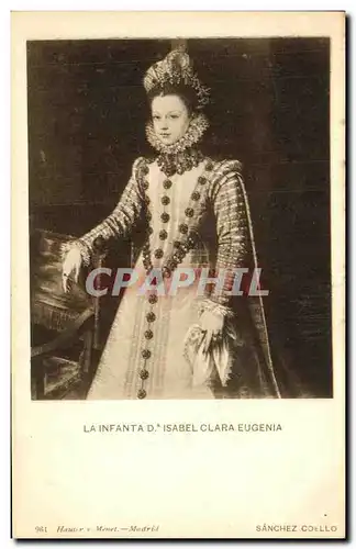 Cartes postales La Infanta D Isabel Clara Eugenia Sanchez Coello