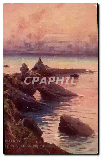 Cartes postales Biarritz Rocher De La Vierge