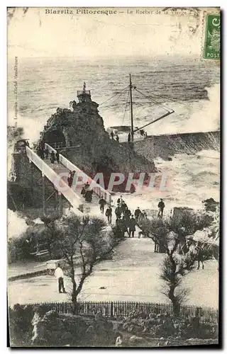 Cartes postales Biarritz Pittoresque Le Rocher De La Vierge