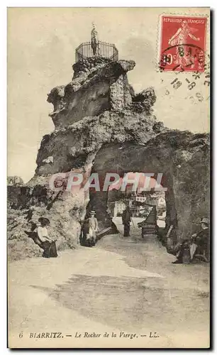 Cartes postales Biarritz Le Rocher De La Vierge