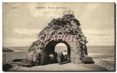 Cartes postales Biarritz Rocher de la Vierge