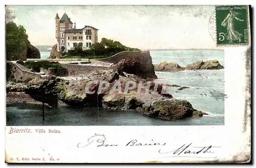 Cartes postales Biarritz Villa Belza