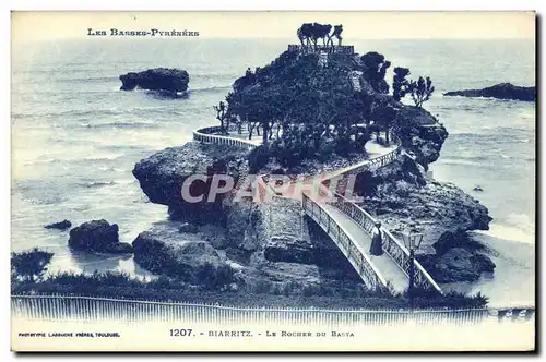 Cartes postales Biarritz Le Rocher Du Basta