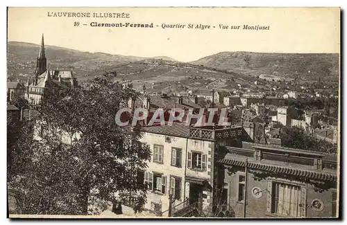 Cartes postales Clermont Ferrand Quartier Vue Sur Montjuset