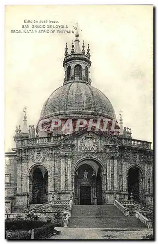 Cartes postales San Ignacio de Loyola Escalinata y atrio de Entrada