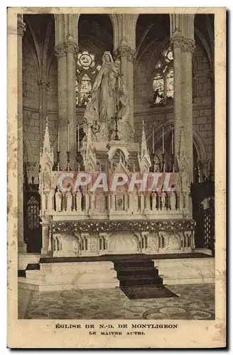 Ansichtskarte AK Eglise De N D De Montligeon Le Maitre Autel