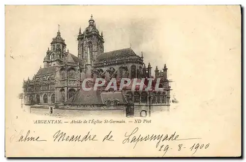 Cartes postales Argentan Abside De L Eglise St Germain
