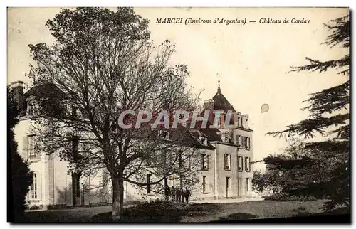 Cartes postales Marcei Environs d Argentan Chateau De Corday